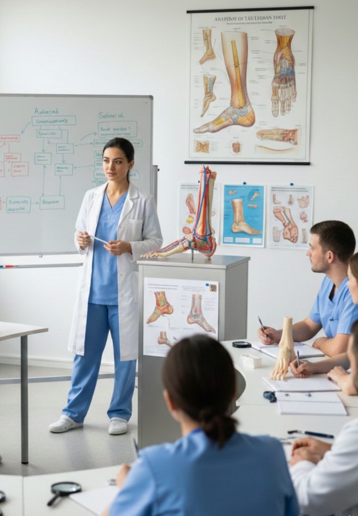 קורס פדיקור רפואי שיקומי לכף הרגל